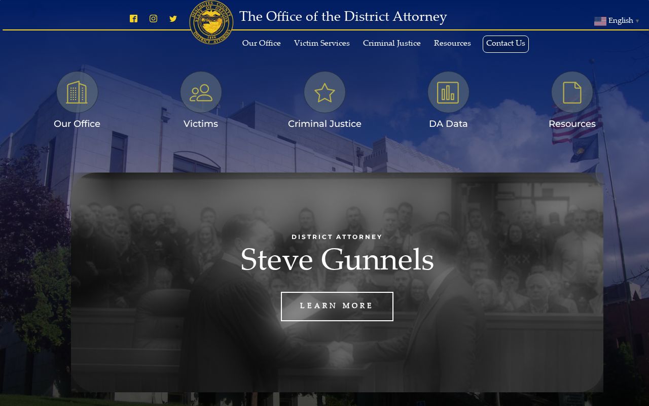 Deschutes County criminal history District Attorney homepage